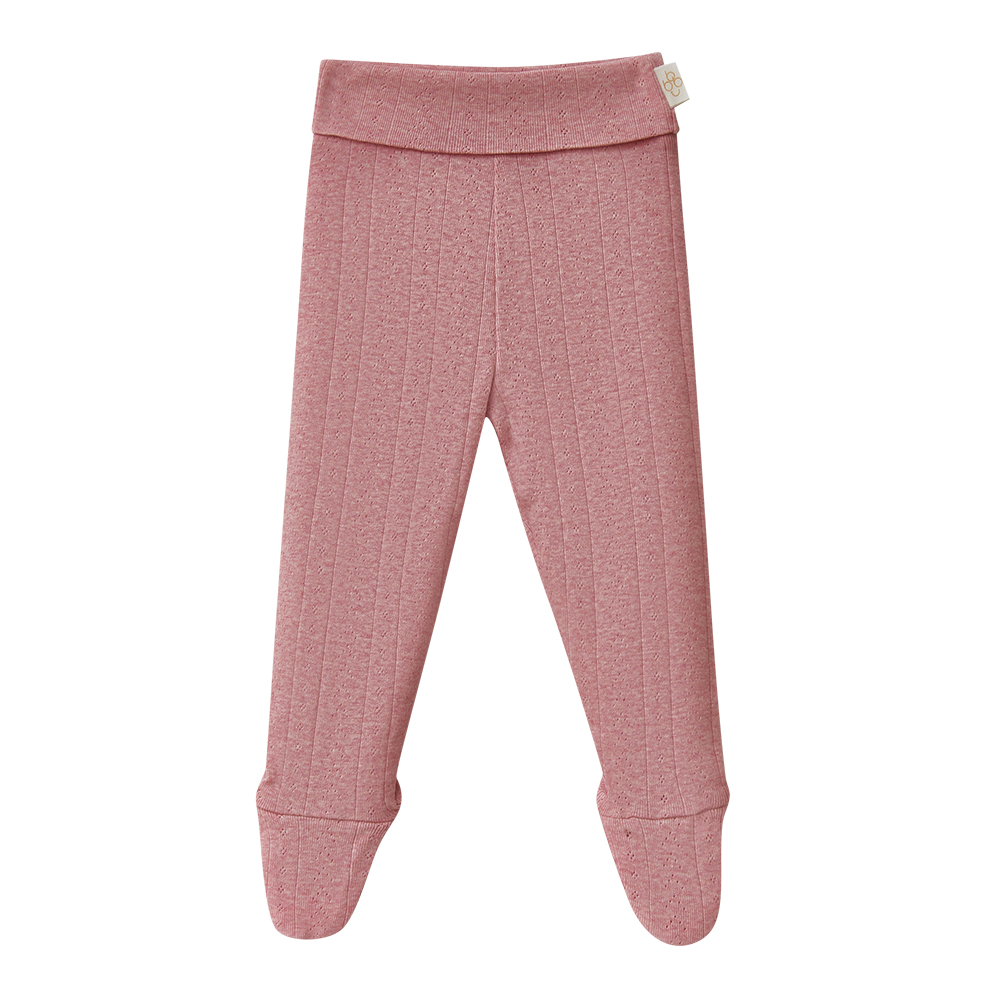 Babybu леггинсы ажур Peony Melange 100% органический хлопок - фото  1