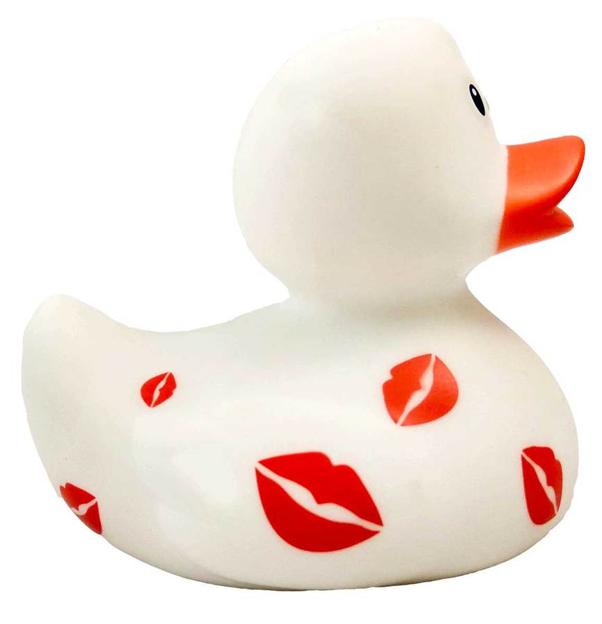 Веселые Ути-пути уточка белая с поцелуями - фото  3