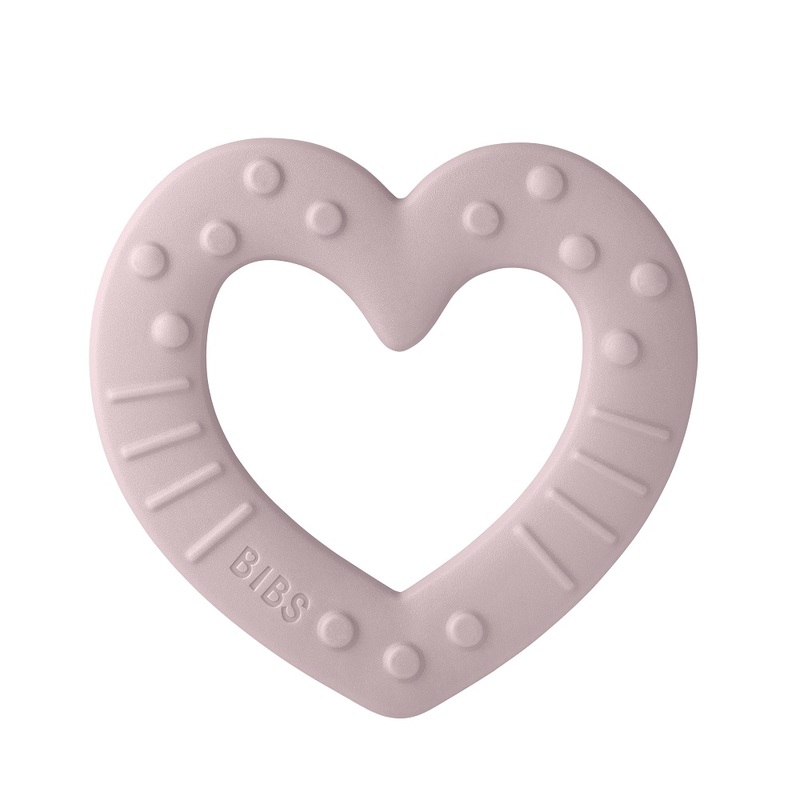 BIBS  Heart Pink Plum