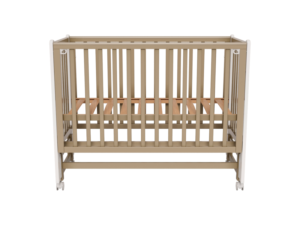 OLANT BABY кровать с маятником Bliss кашемир/белый - фото  6