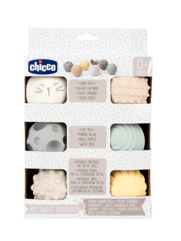Chicco игрушка развивающая Тактильные мячики - фото  5