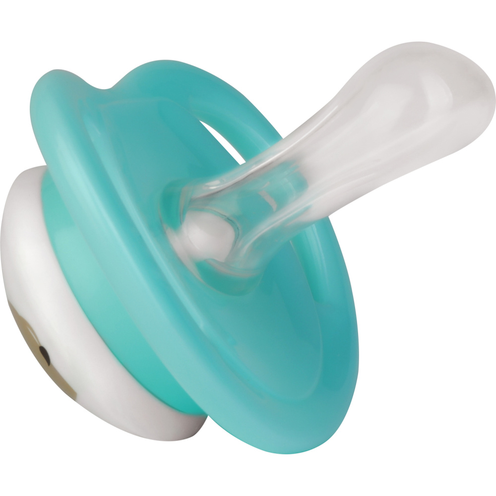 Pigeon пустышки MiniLight &quot;Ракета Слоники&quot; 6+ мес., 2 штуки - фото  5