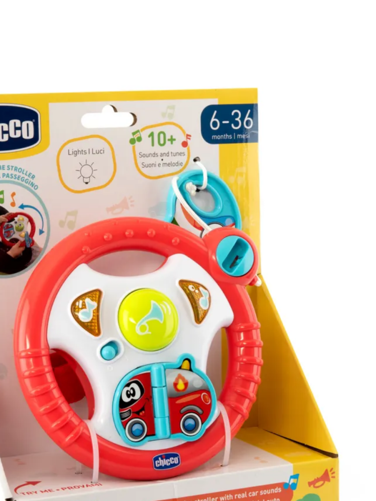 Chicco игрушка-подвеска развивающая Руль на коляску - фото  5