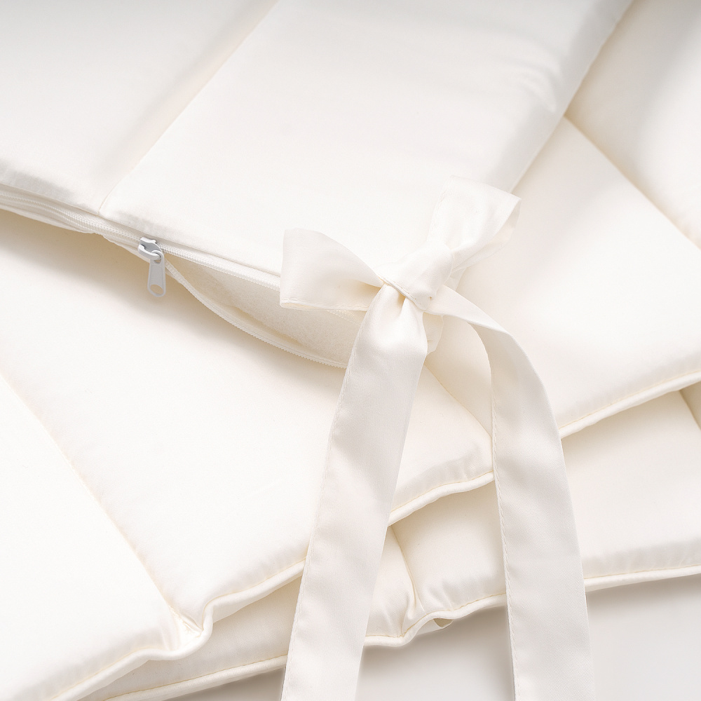 Perina защита для детской кроватки (фенс-бортик) "Sateen Collection" (айвори) - фото  10