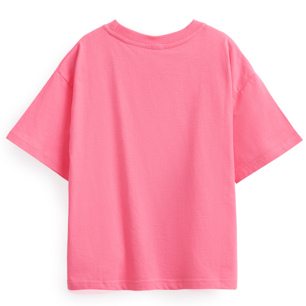 Happy Baby футболка детская Bright pink (cat) - фото  4