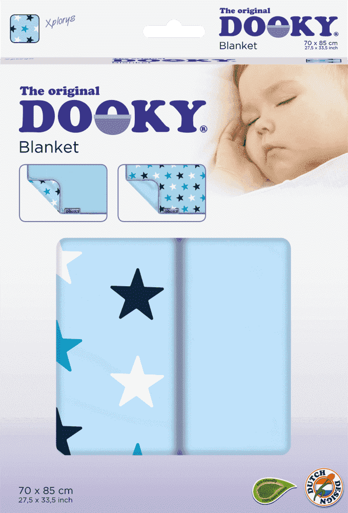 Xplorys Плед DOOKY Baby Blue/ Baby Blue Star