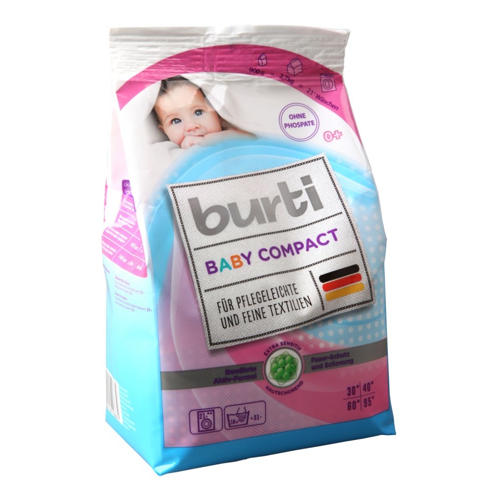 Burti Baby порошок стиральный  для детского белья Compact 900 г 