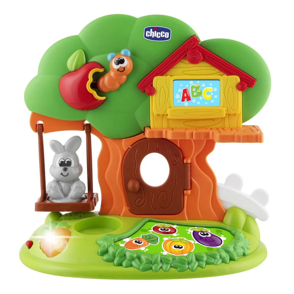 Chicco игрушка говорящий домик Bunny House рус/англ - фото  3