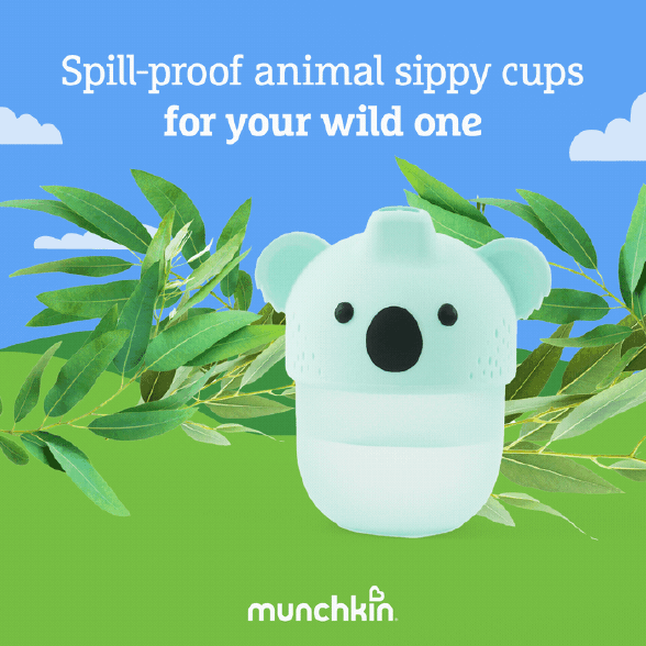 Munchkin чашка поильник Animal Sippy  237 мл. Коала - фото  4