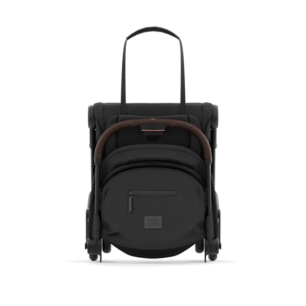 Cybex Коляска Coya Rosegold Mirage Grey с дождевиком и бампером - фото  10