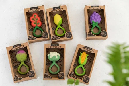 Oli&Carol игрушка-погремушка-прорезыватель Grape - фото  6