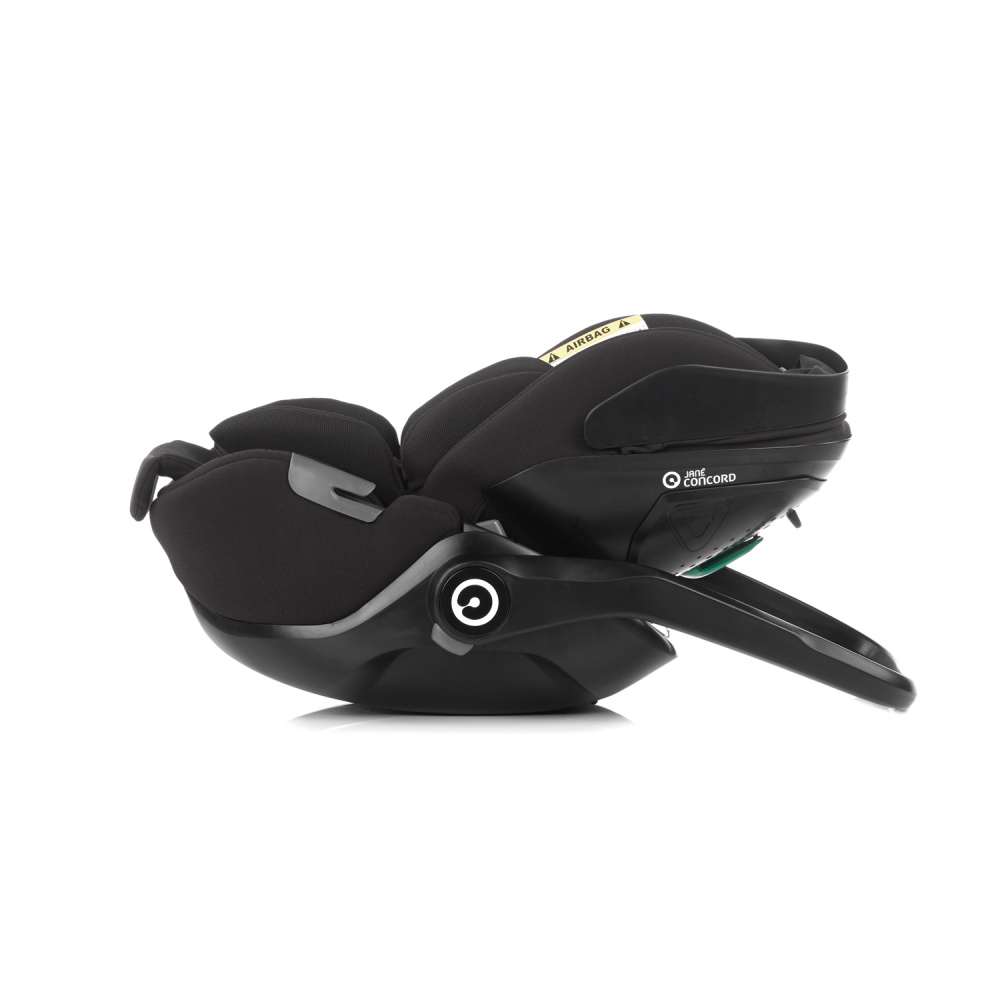 JANE Concord Автокресло 0+ Kombibaby ( 40-87 см, 0-12 мес) Matt Black - фото  15