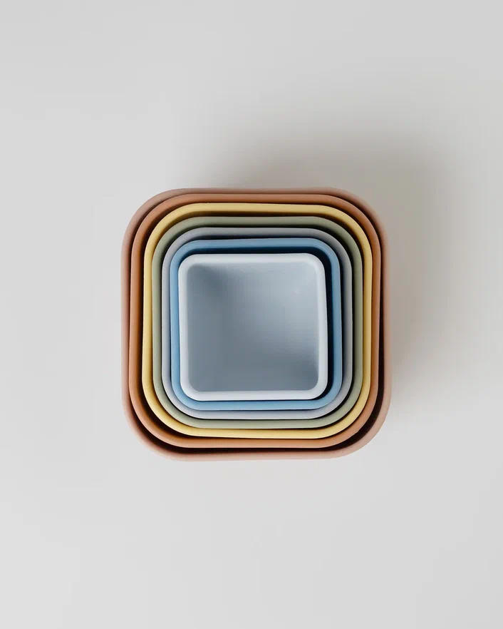 Edda игрушка - пирамидка стаканчики Зверята - фото  9