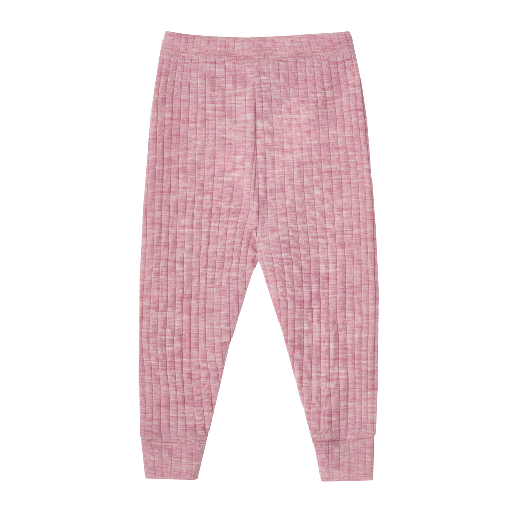 Babybu леггинсы из 100% шерсти мериноса Lavender Melange - фото  2