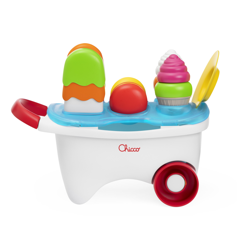 Chicco игрушка-конструктор Тележка с мороженым - фото  5