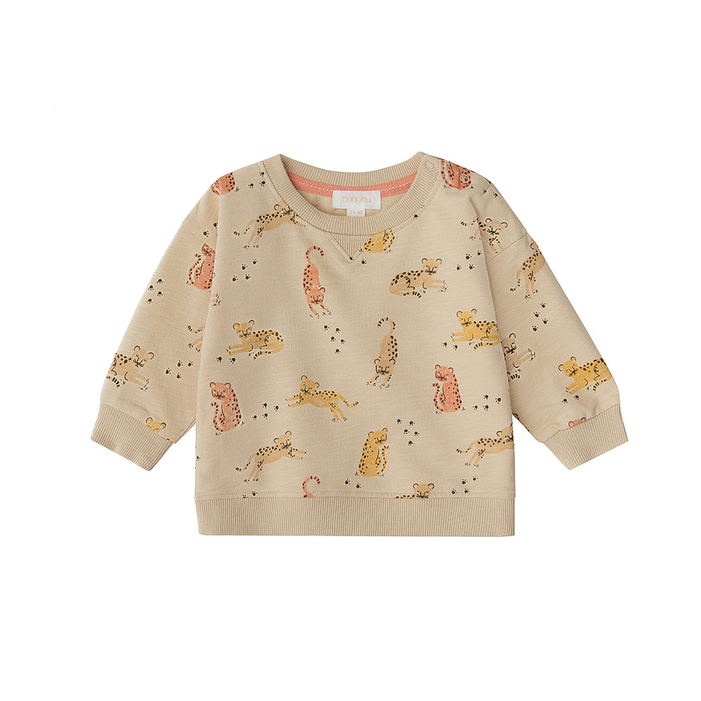 Babybu комплект из 2-х предметов: шорты и толстовка SAND JUMPING JAGUARS 100% органический хлопок цв - фото  6