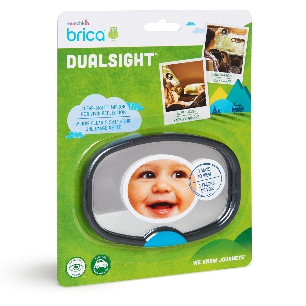 Brica munchkin зеркало контроля за ребёнком в автомобиле Dual Sight™ Mirror - фото  6