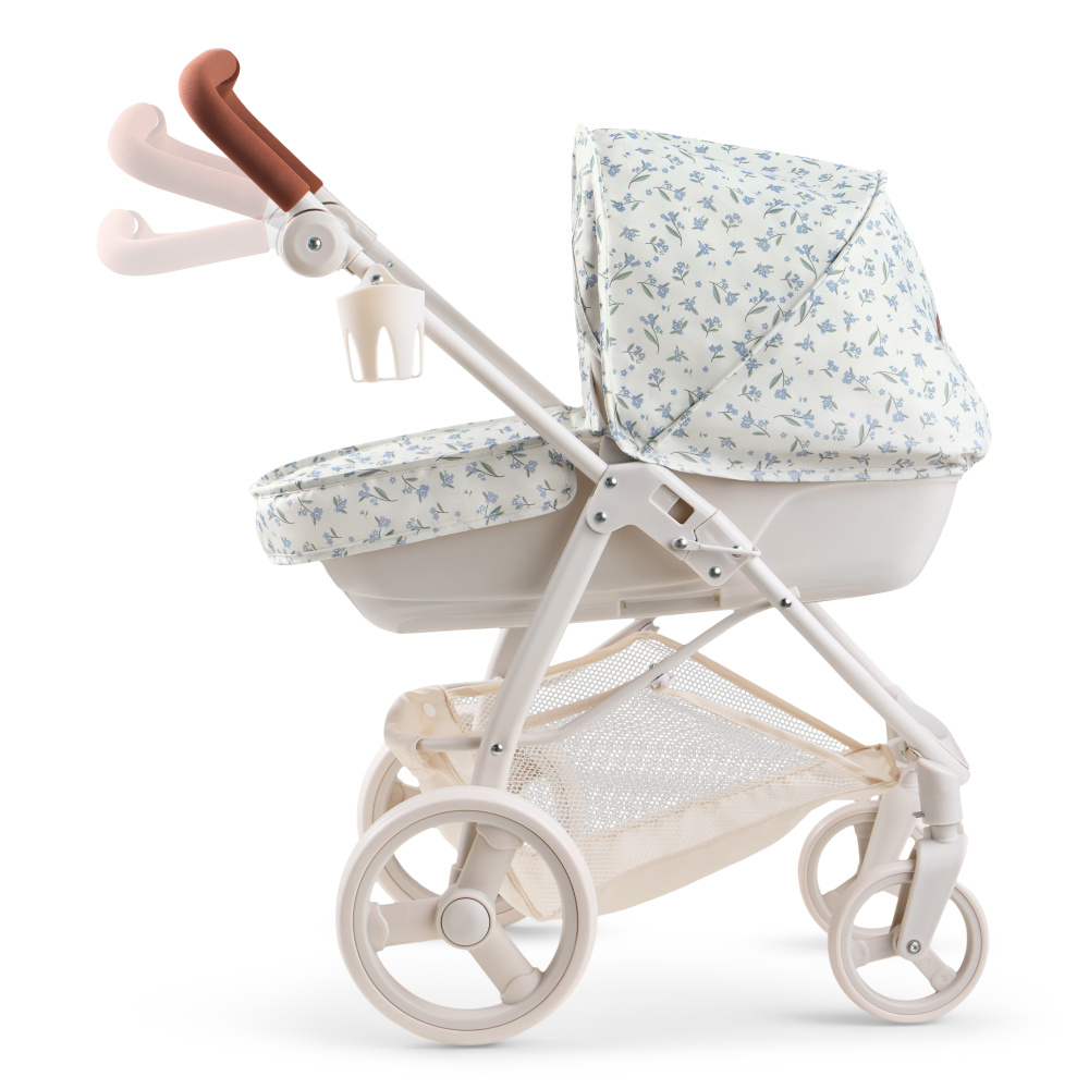 Happy Baby коляска для кукол Эшли (Ashley) синие цветы / blue flowers - фото  14