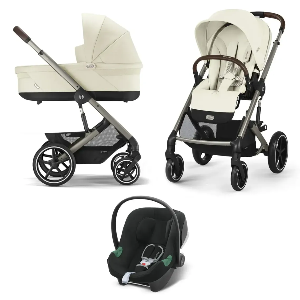 Cybex Коляска 3в1 Balios S Lux TPE  Seashell Beige NEW 2025