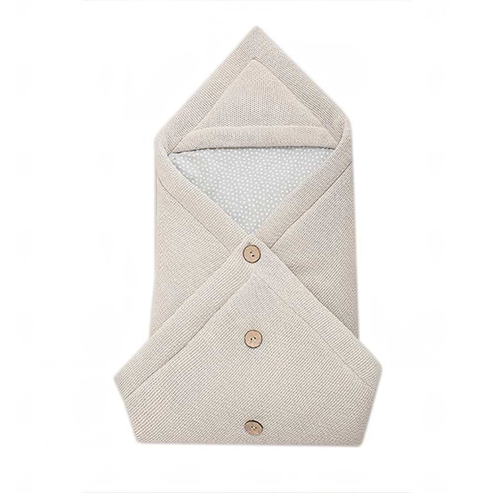 OLANT BABY конверт-одеяло 100% хлопок, утепленный цвет натуральный