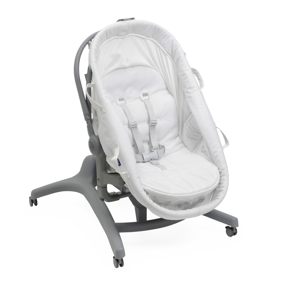 Chicco кроватка-стульчик 5-в-1 Baby Hug Pro White Cream - фото  5
