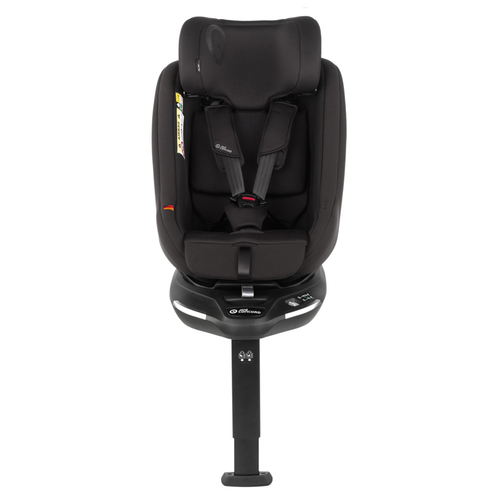 JANE Concord Автокресло 0+/1 Kombikid+ база Isofix ( 40-105 см, 0-36 мес) Matt Black - фото  14