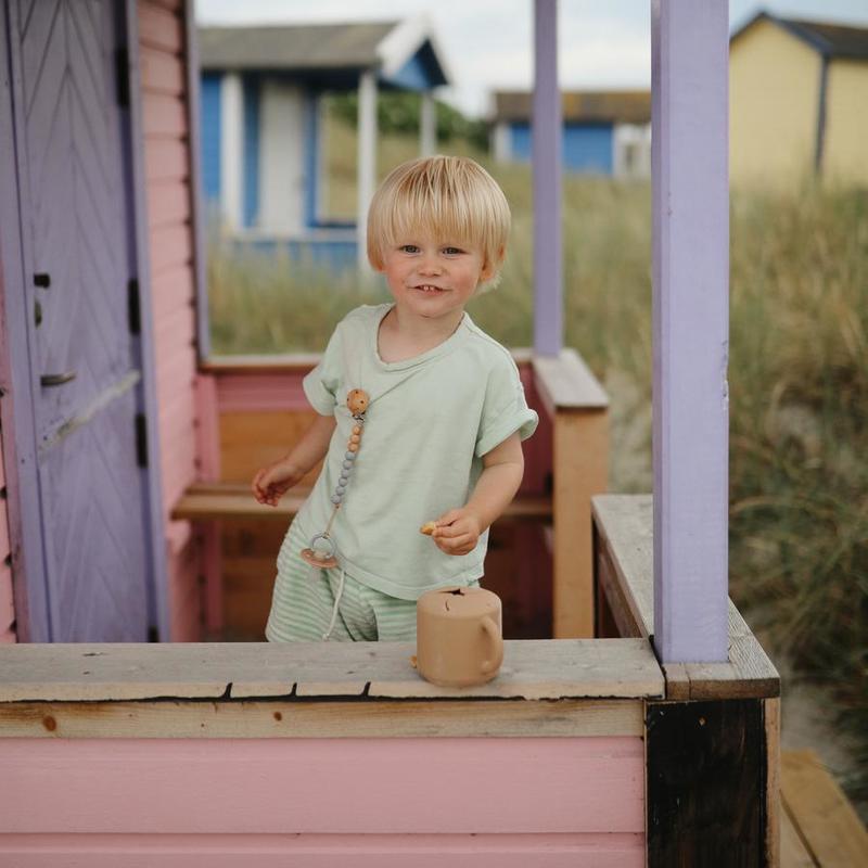 MUSHIE чашка для снэков силиконовая Natural - фото  2