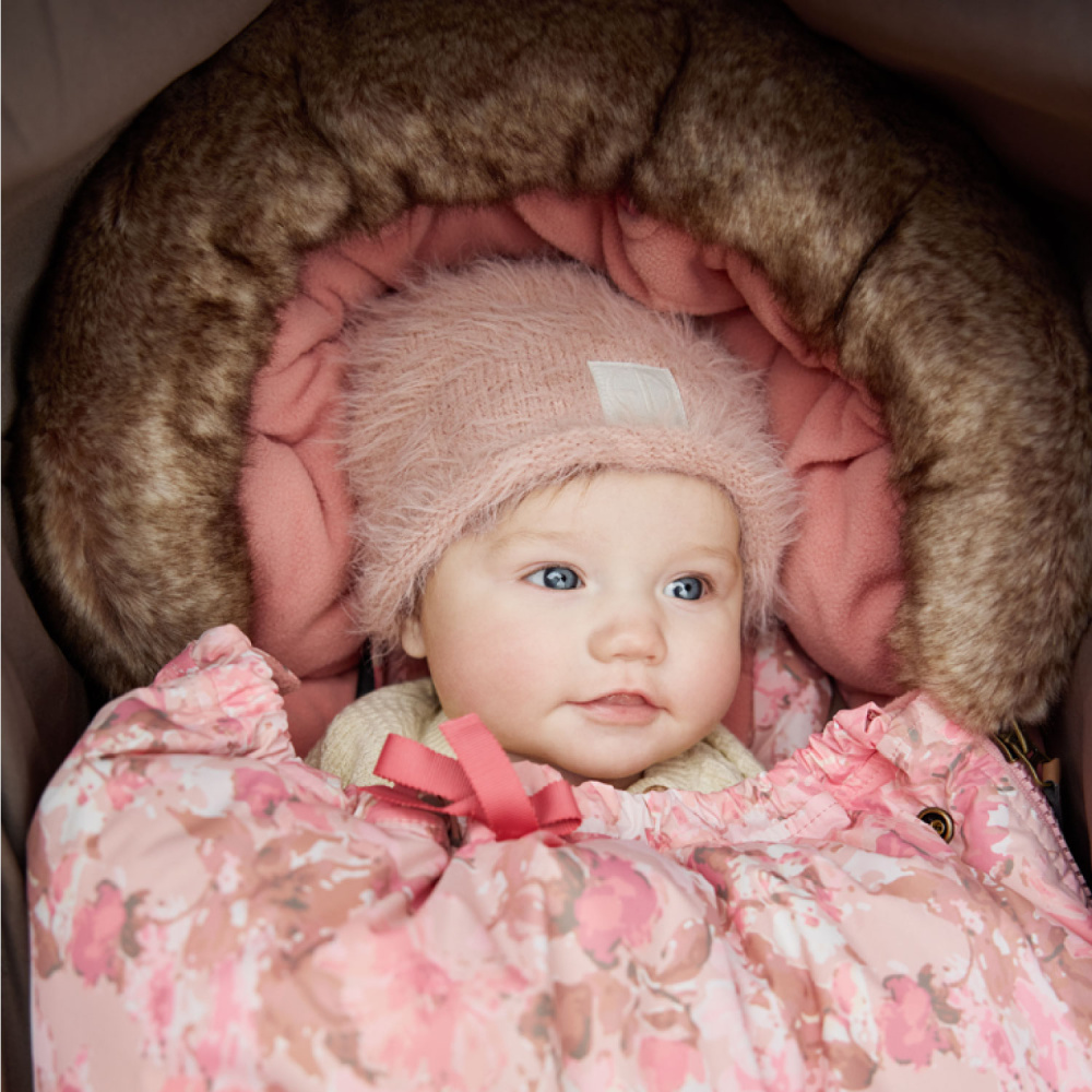 Elodie шапочка Furry Knit Beanie - Powder Pink - фото  7