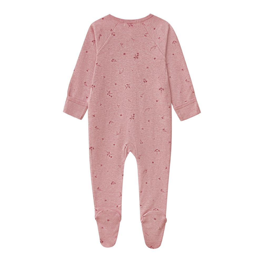 Babybu комбинезон на молнии Peony Blossom 100% органический хлопок  - фото  2