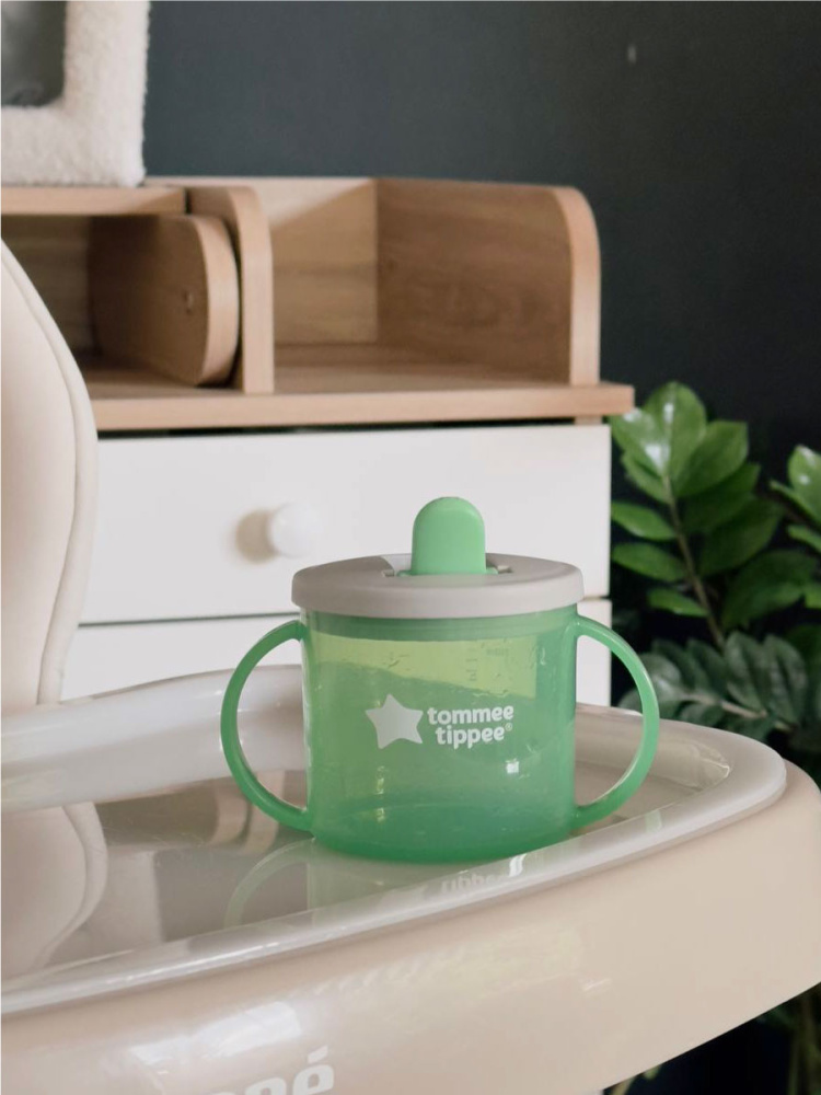 Tommee Tippee чашка-непроливайка первая 190 мл.с 4 мес., зеленый NEW - фото  12