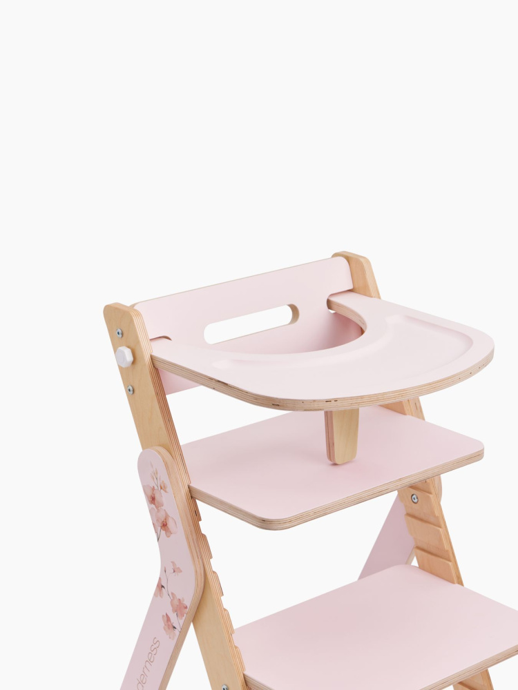 Happy Baby стульчик для кормления Calmy, розовый - фото  4