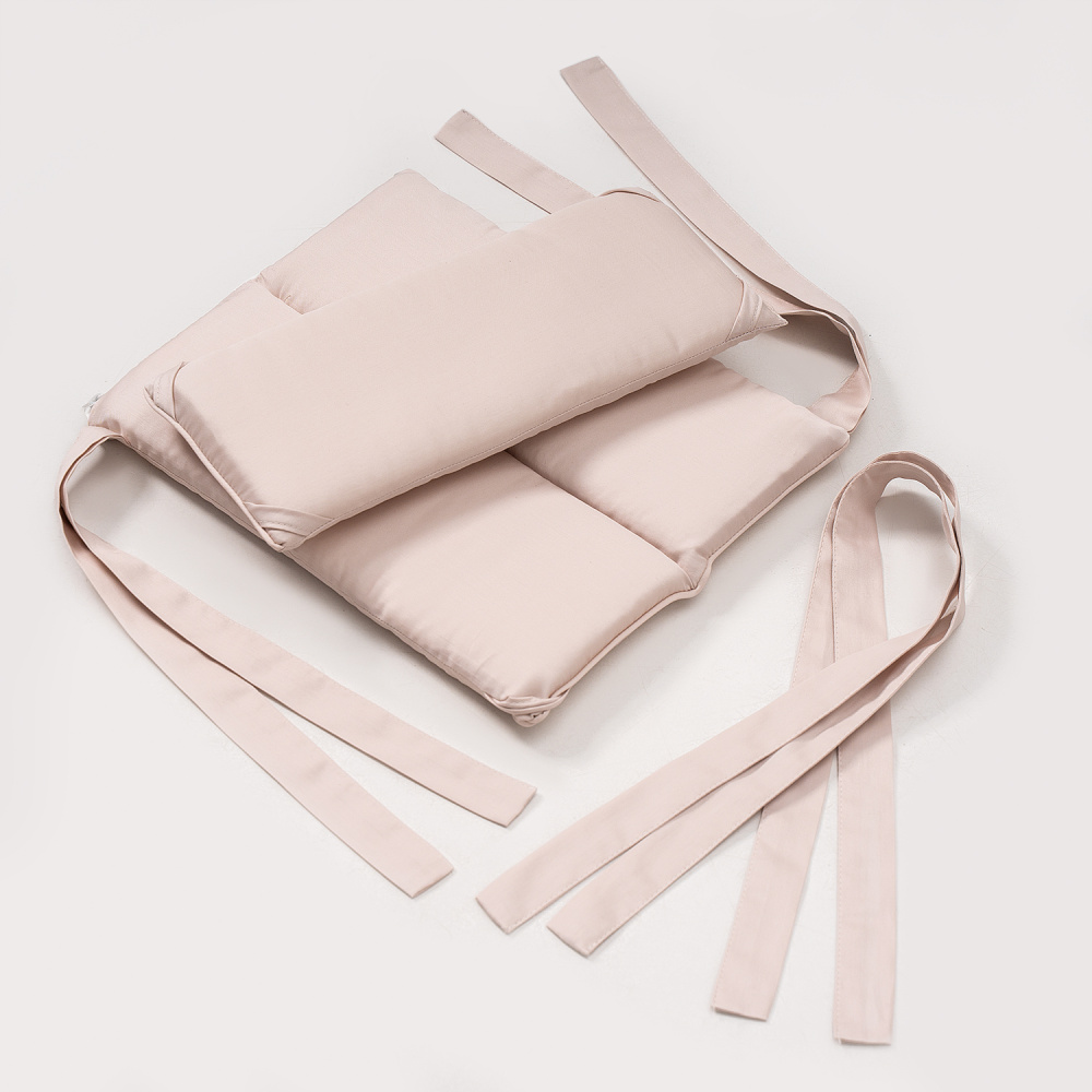 Perina защита для детской кроватки (фенс-бортик) "Sateen Collection" (бежевый) - фото  5