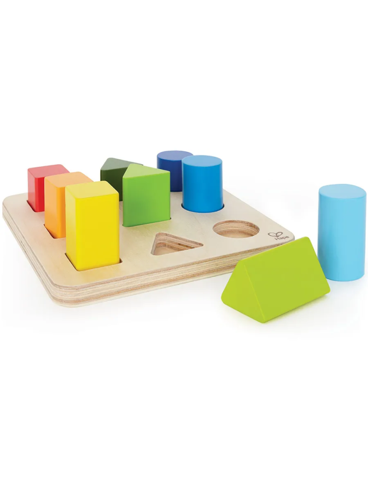Hape сортер Цвета и формы 9 блоков - фото  8