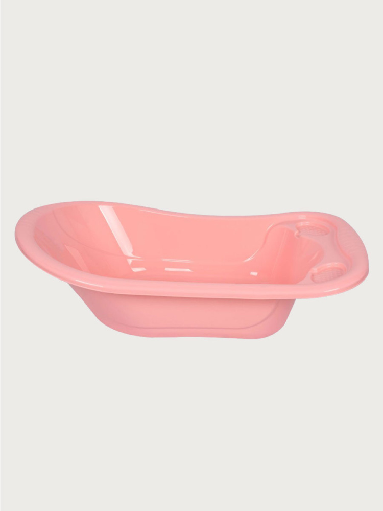 OLANT ванночка детская со сливом цвет розовый - фото  7