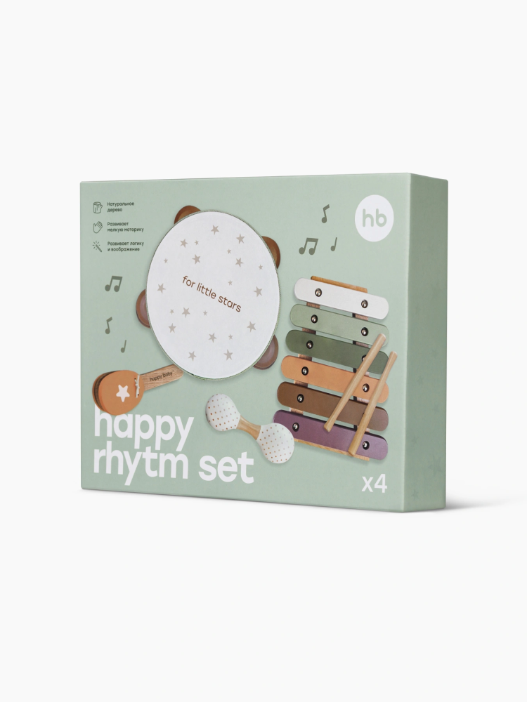 Happy Baby набор музыкальных инструментов Happy rhythm set - фото  10