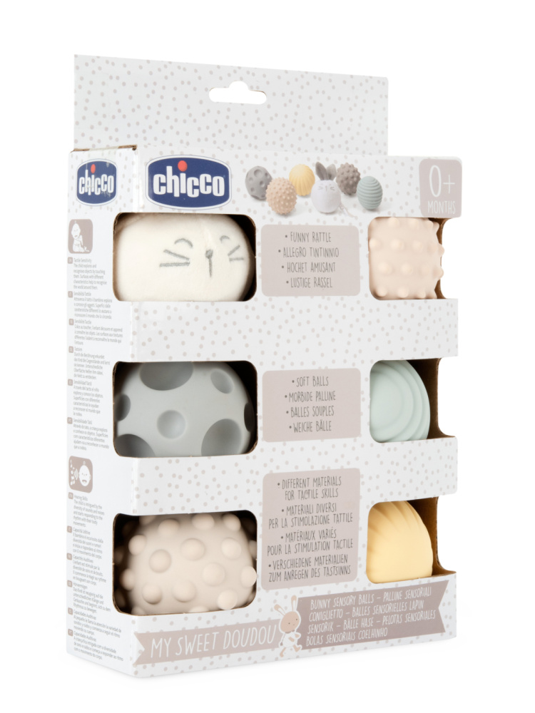 Chicco игрушка развивающая Тактильные мячики - фото  6