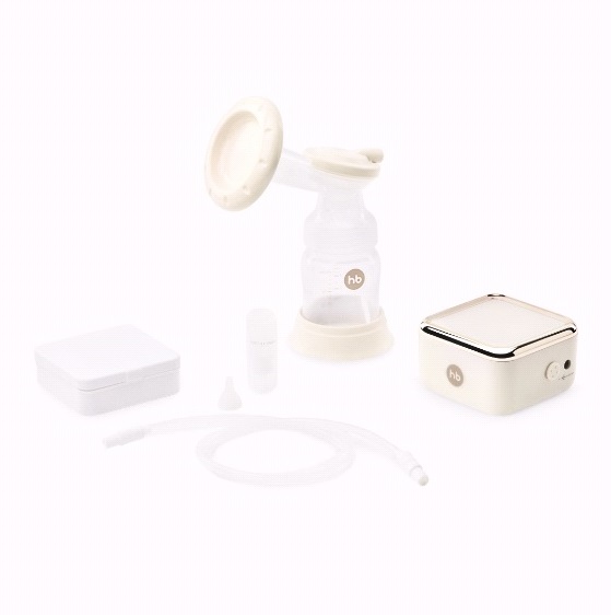 Happy Baby молокоотсос с электрическим приводом и функцией аспиратора, cream - фото  3