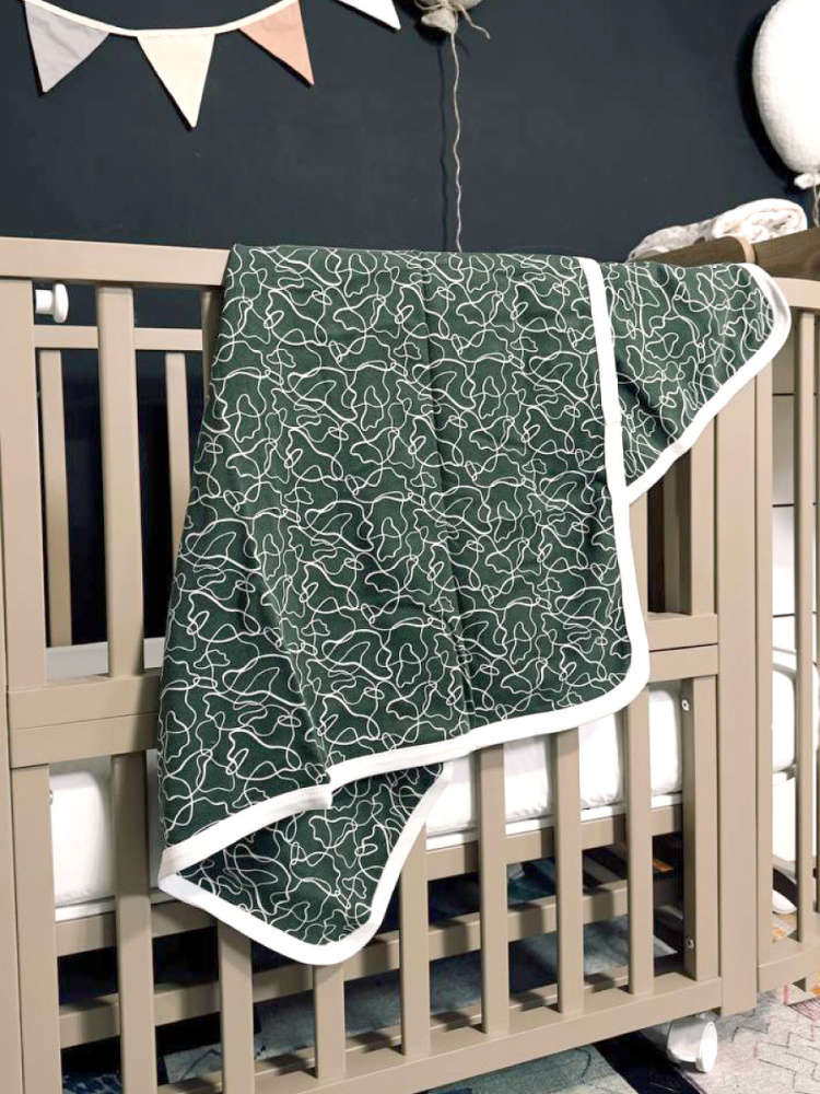 OLANT BABY пеленка-плед 90х90 см Forest frost - фото  5