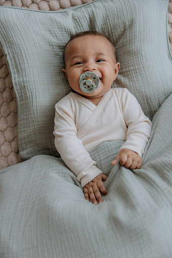 BIBS соска-пустышка Boheme Latex Baby Blue - фото  3