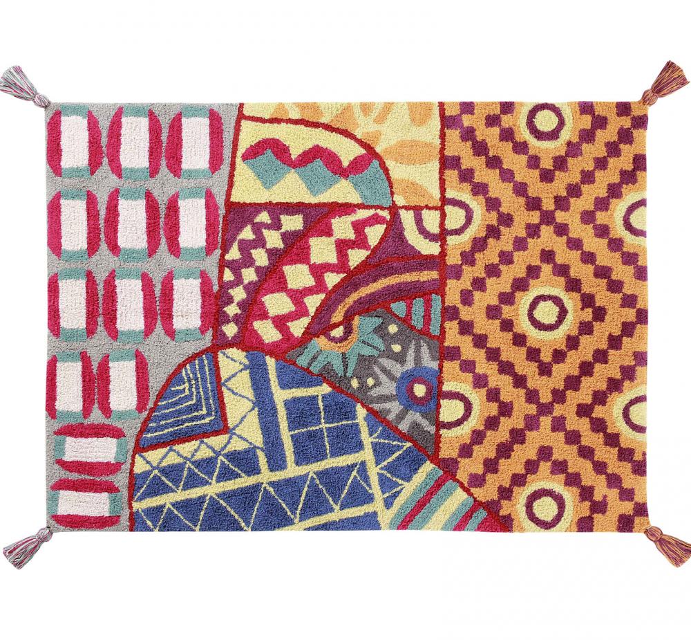 Lorena Canals ковер хлопковый Indian Bag цветной 120*160