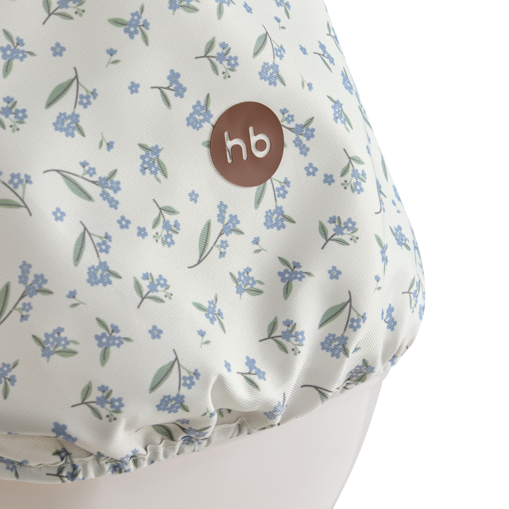 Happy Baby коляска для кукол Эшли (Ashley) синие цветы / blue flowers - фото  18