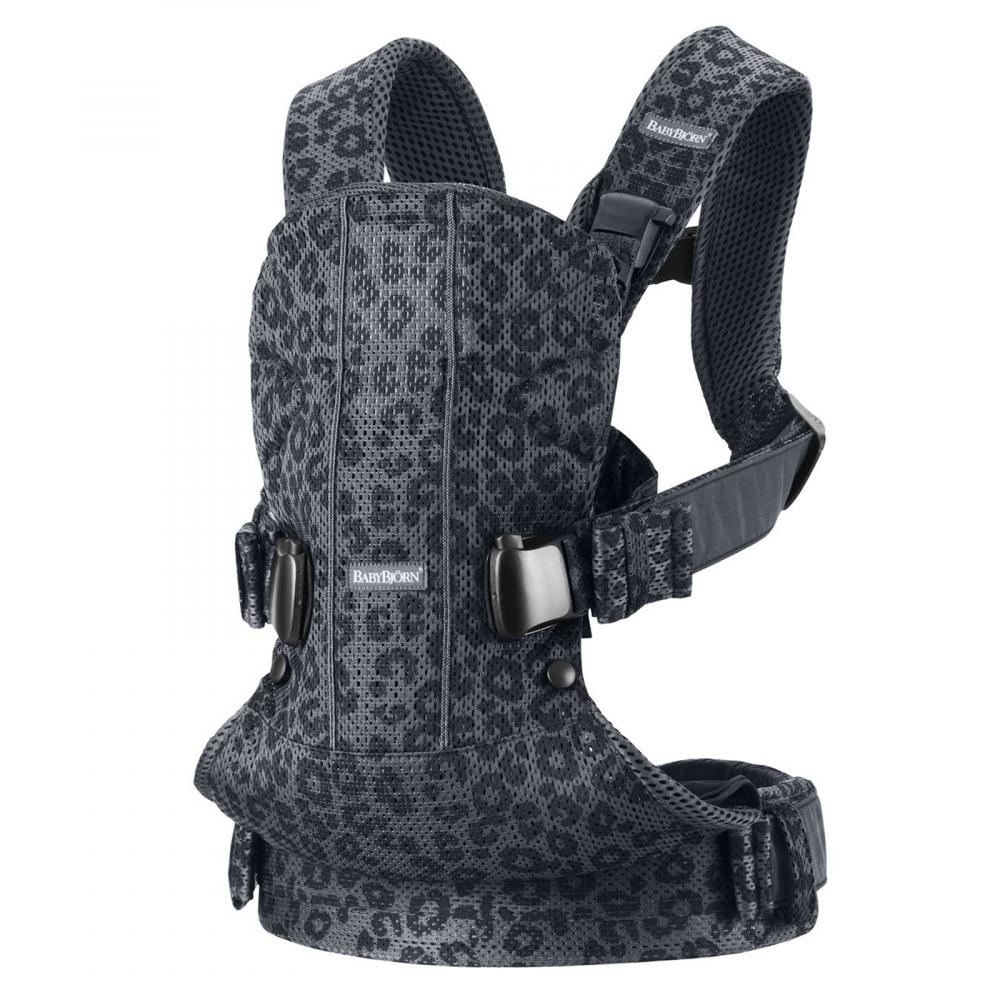 BabyBjorn эрго-рюкзак для переноски ребенка One Mesh леопард/антрацит