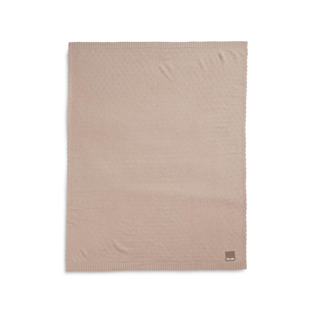 Elodie плед-одеяло из трикотажа пуантель, 75*100 см, Blushing Pink - фото  2
