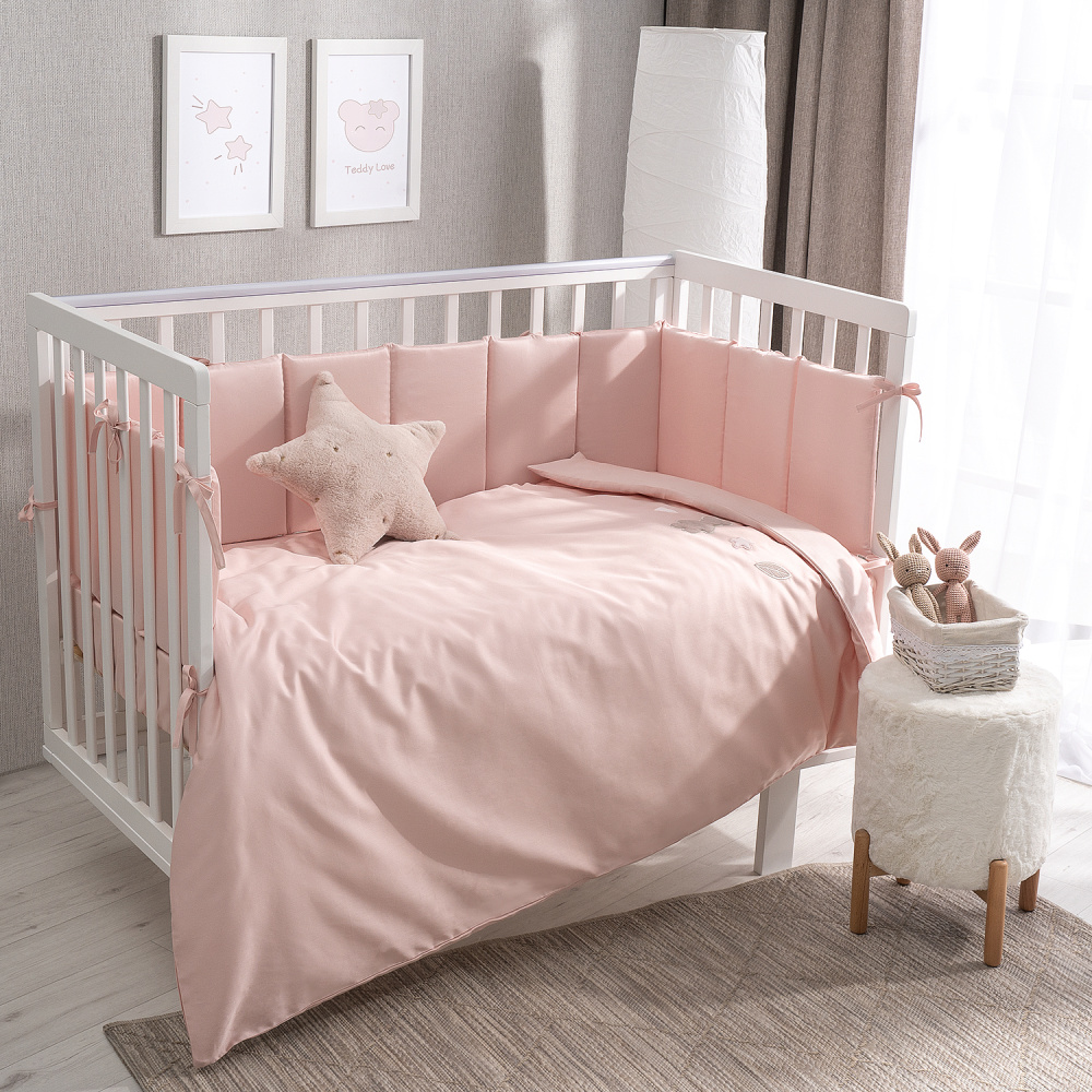 Perina комплект постельных принадлежностей для детей "Teddy Sateen Collection" (розовый)  - фото  2