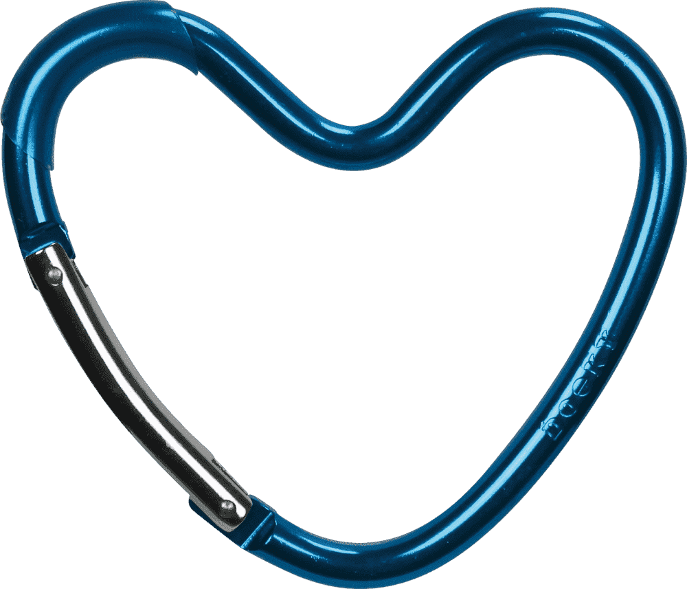 Xplorys Крепление для сумок Dooky Heart Hook - Blue - фото  1