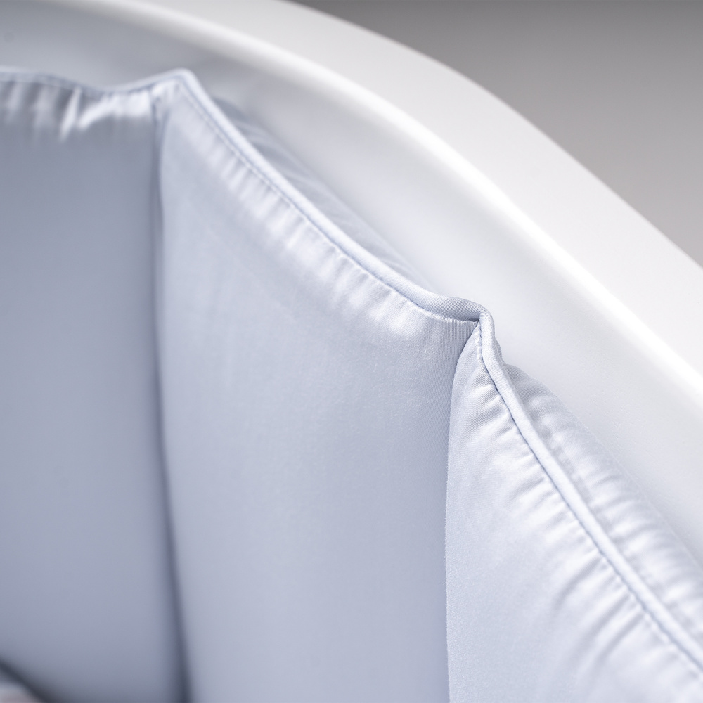 Perina защита для детской кроватки (фенс-бортик) "Sateen Collection" (голубой) - фото  5