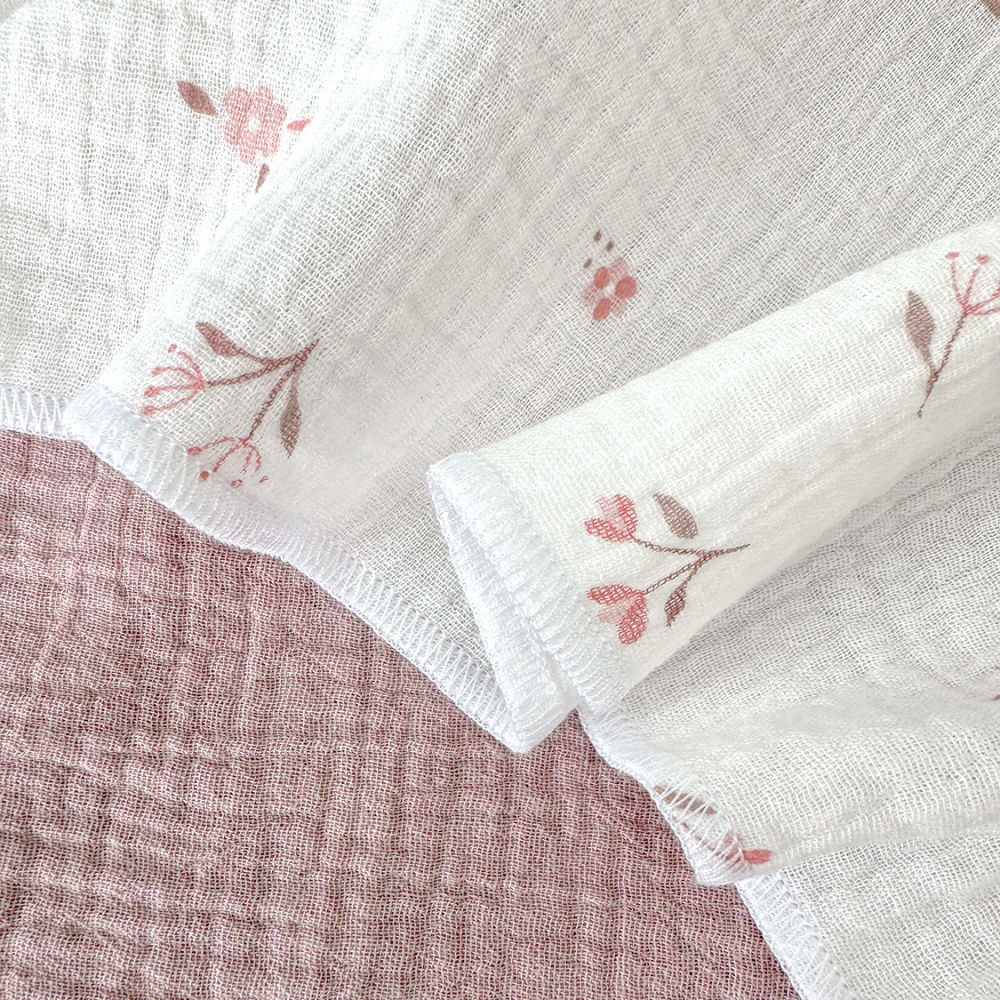 Perina комплект пелёнок детских (2 шт) Лето розовое/Мокко - фото  4