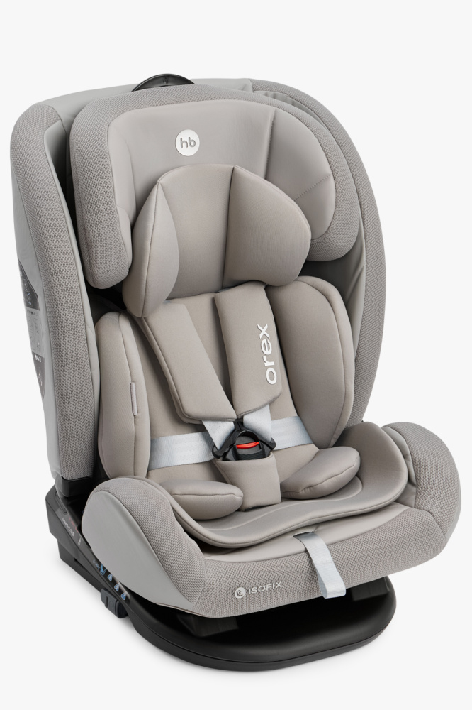 Happy Baby автокресло 0+ OREX grey (0-12 лет, до 36 кг) - фото  4