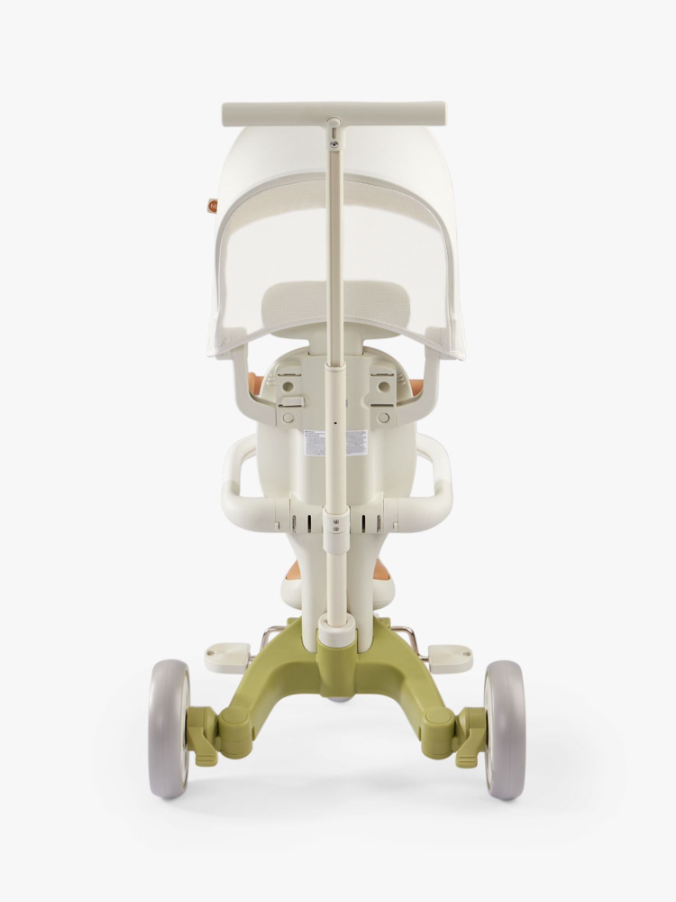 Happy Baby велосипед складной трёхколёсный Mercury Pro, olive - фото  12