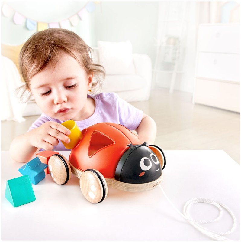 Hape каталка - сортер Божья коровка - фото  2